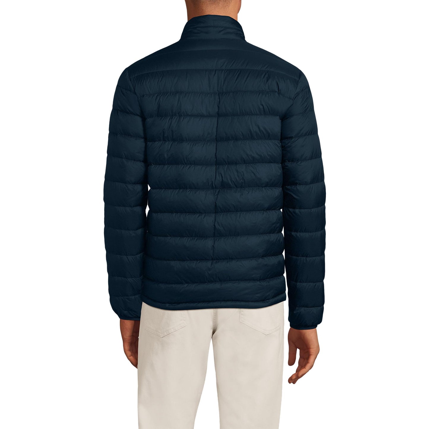 Lands' End Mens Wanderweight Down Jacket Radiant Navy Tall X-Large