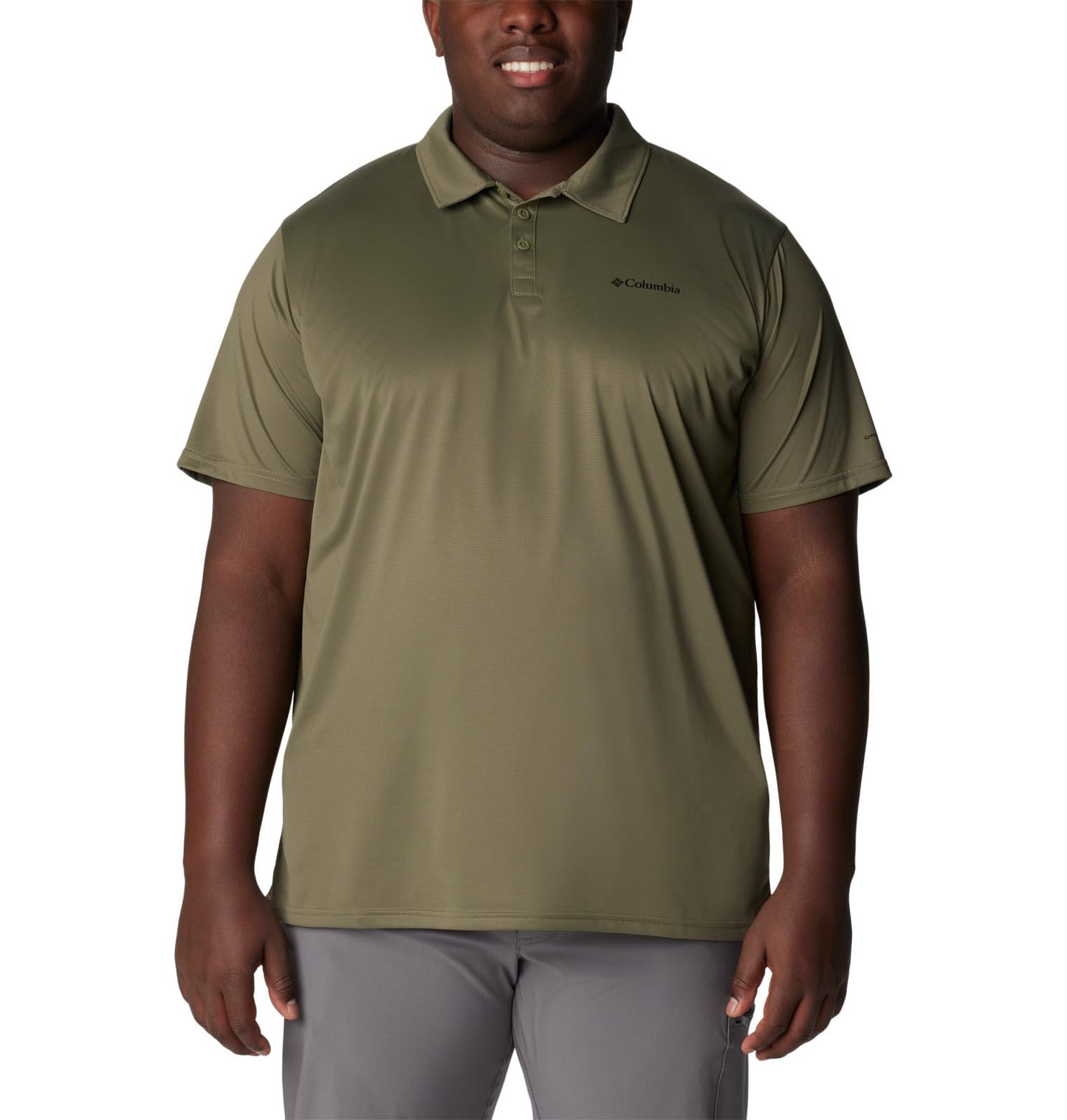 Columbia Men's Hike Polo, Stone Green, 3X Tall