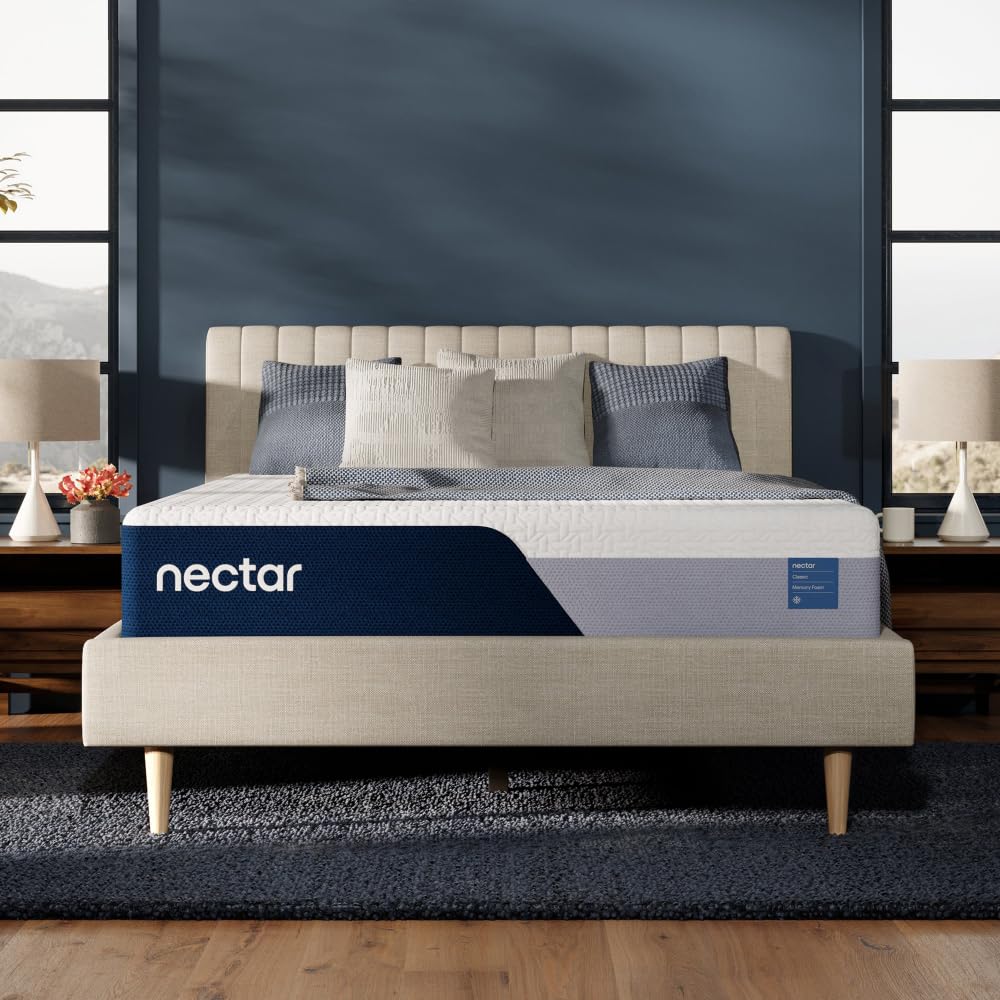 Nectar Classic 12” Cal King Mattress (84" Long) - Medium Firm - 365-Night Trial & Forever Warranty