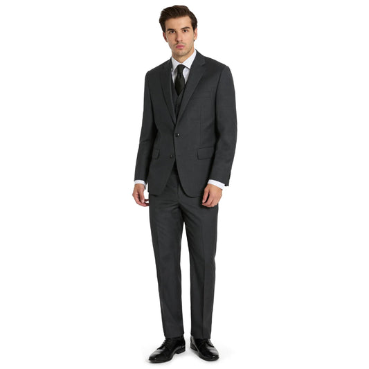 Michael Kors Grey Plain Classic Sport Coats|Grey, 42XL