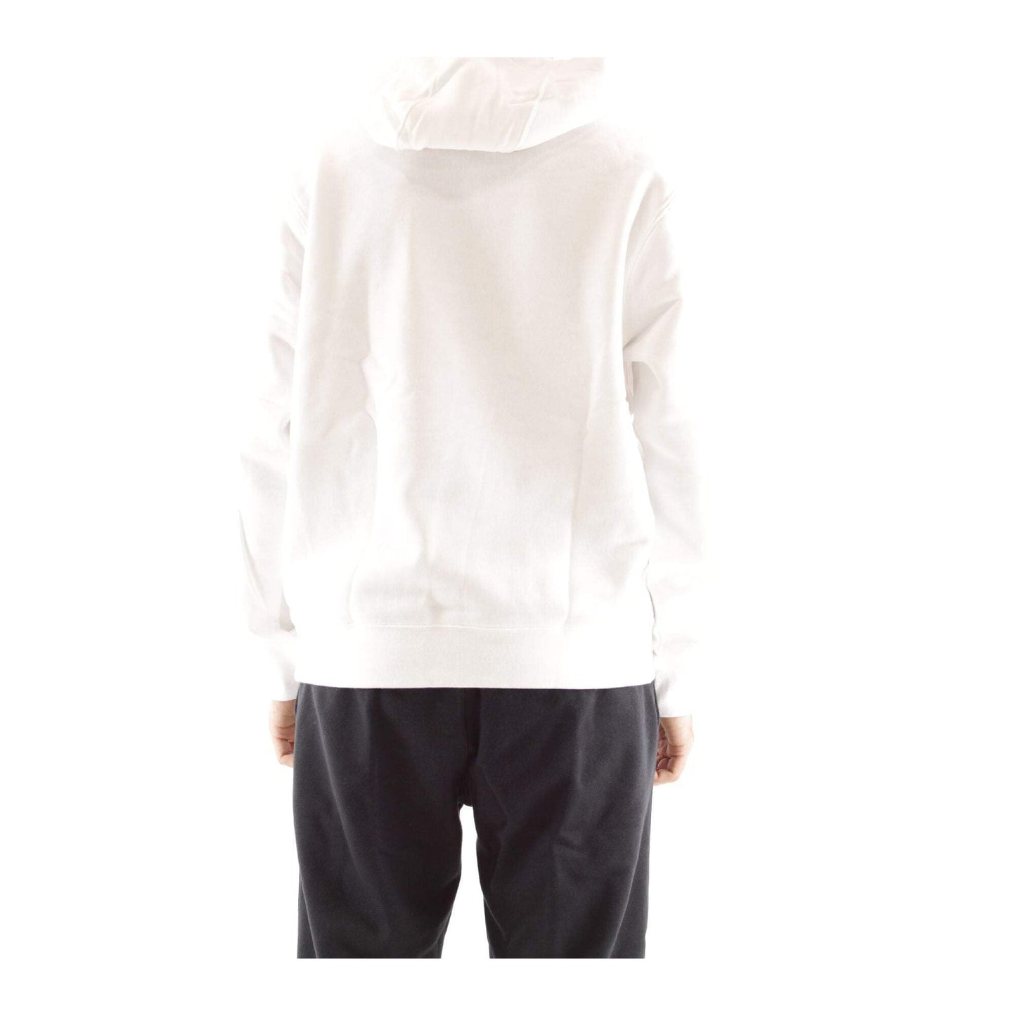 Nike Pull Over Hoodie, White/White/Black, Small-T