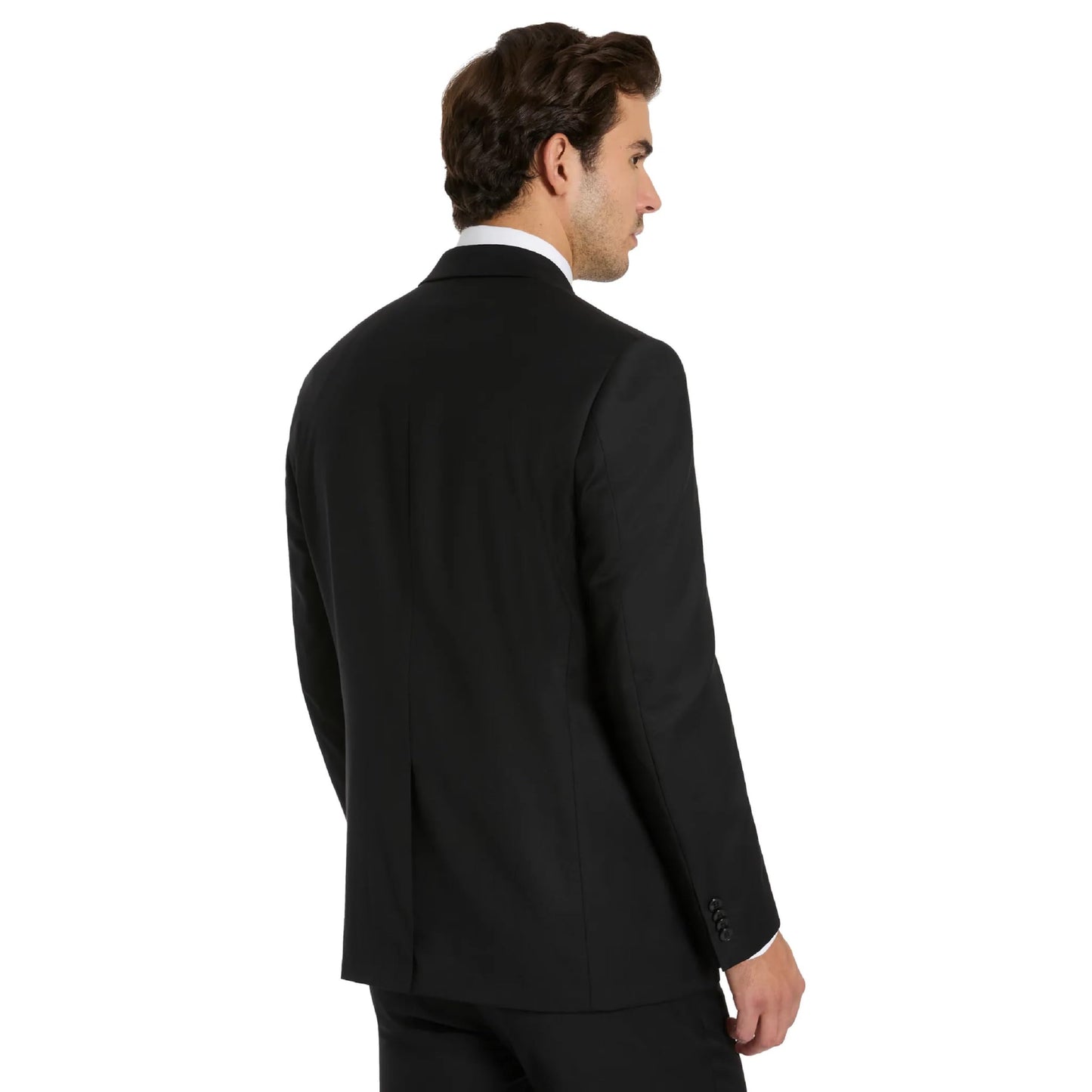 Michael Kors Black Plain Classic Sport Coats|Black,48XL