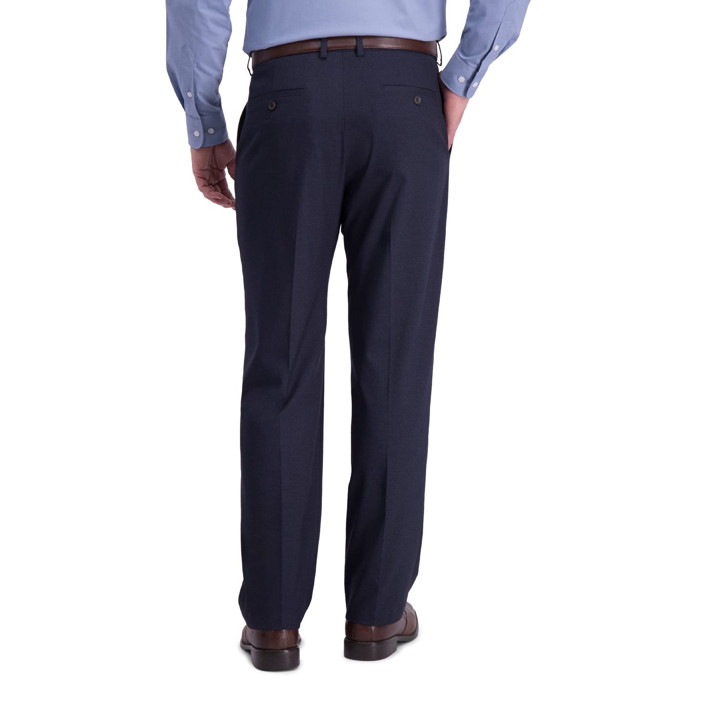 J.M. Haggar Men's Suit Jacket Pant, Dark Navy, 52 Tall