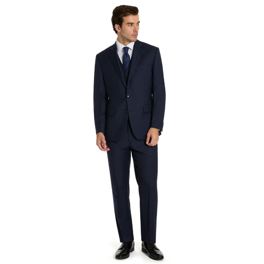 Michael Kors Navy Solid Classic Sport Coats|Navy,50XL