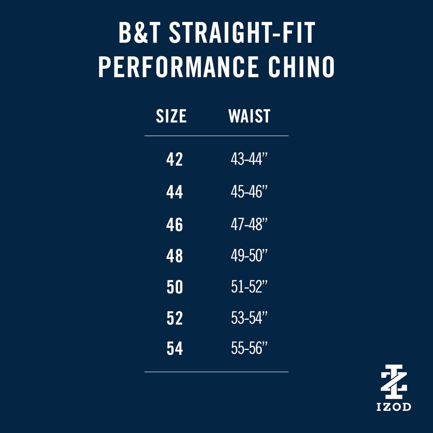 IZOD Men's Big and Tall Performance Stretch Flat Front Pant, Black, 42 36