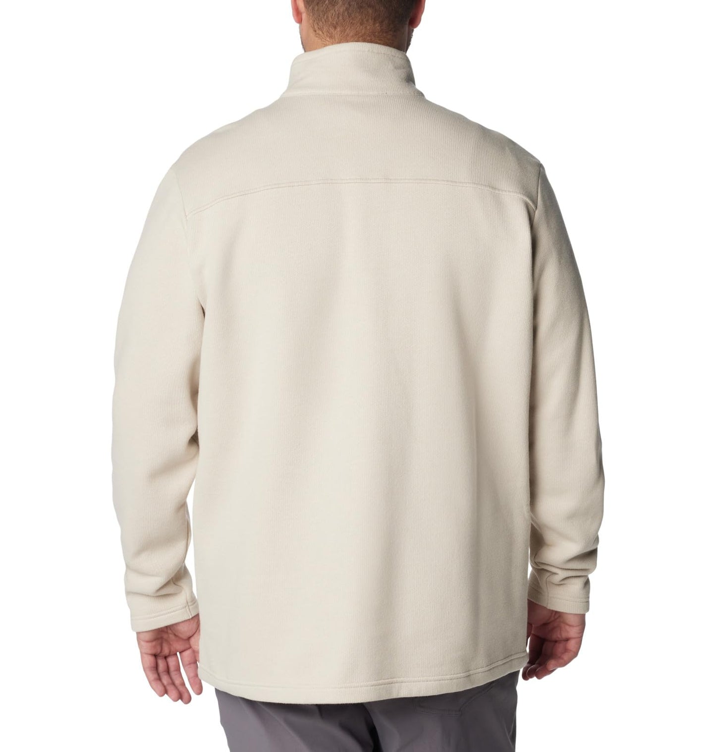 Columbia Men's Great Hart Mountain III Half Zip, Dark Stone Heather, Large Tall