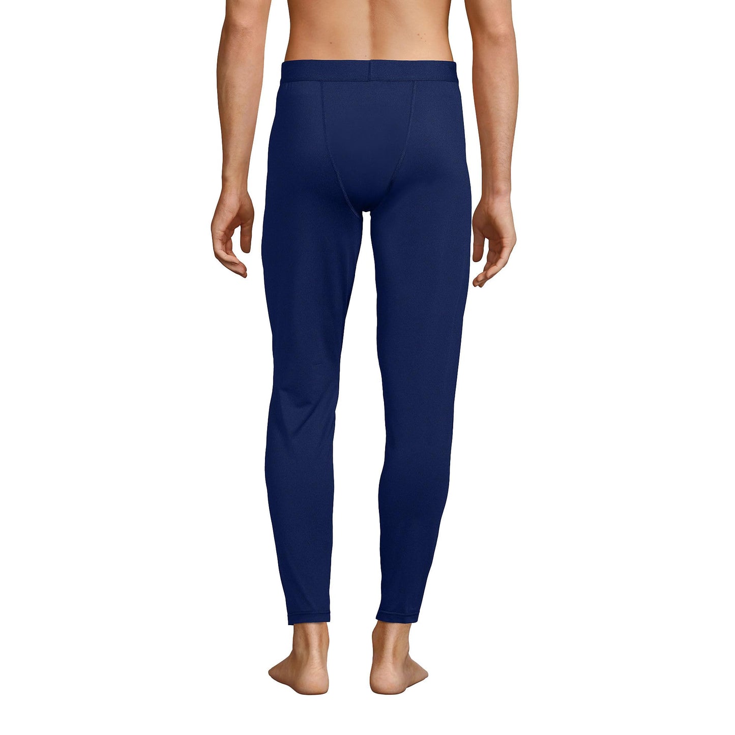 Lands' End Mens Stretch Thermaskin Pant Deep Sea Navy Tall XX-Large