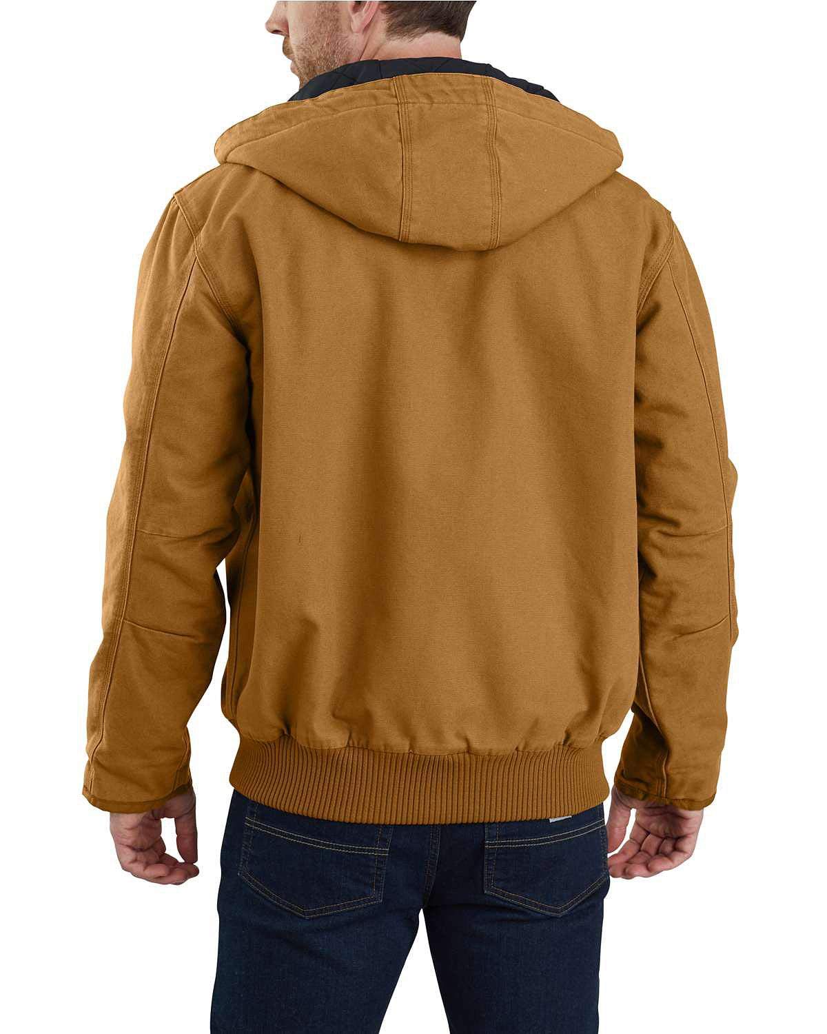 Carhartt mens Active Jacket J130 (Big & Tall) Work Utility Outerwear, Carhartt Brown, X-Large US
