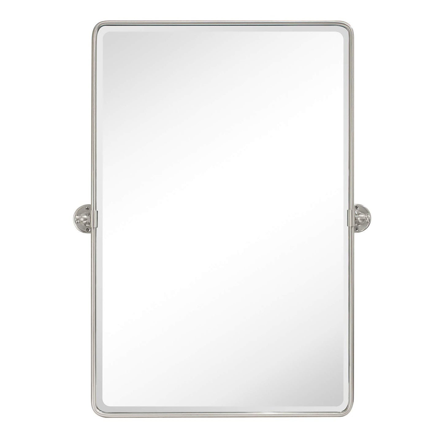 Farmhouse UP-tilting Mirror - Metal Framed Pivot Rectangle Bathroom Mirror
