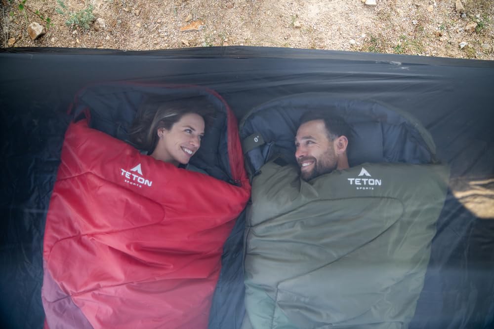 XXL Long Sleeping Bag (7'6"), Teton Fahrenheit: -25ºF rated