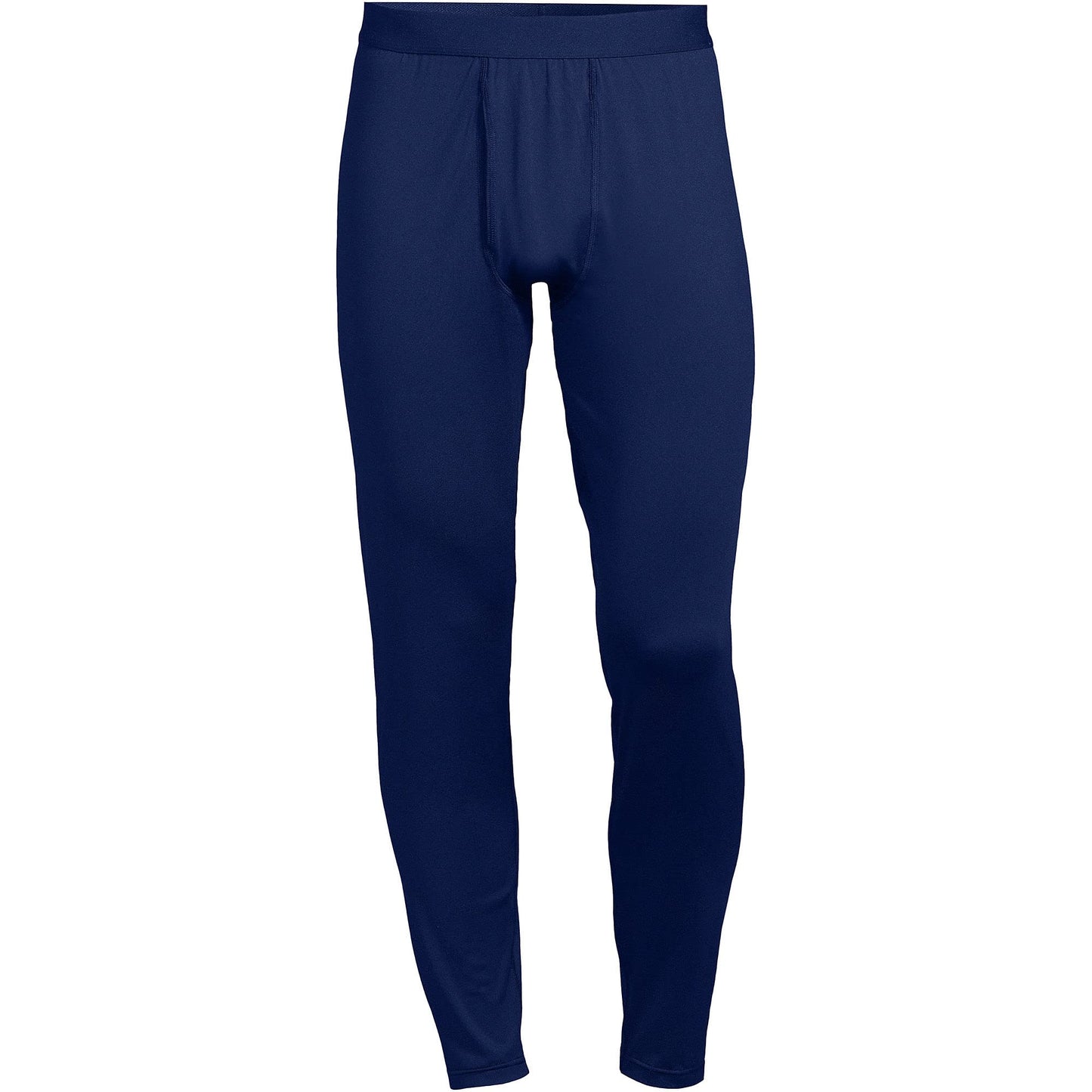 Lands' End Mens Stretch Thermaskin Pant Deep Sea Navy Tall XX-Large