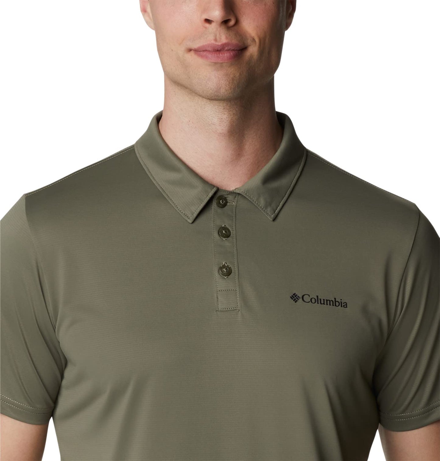 Columbia Men's Hike Polo, Stone Green, 3X Tall