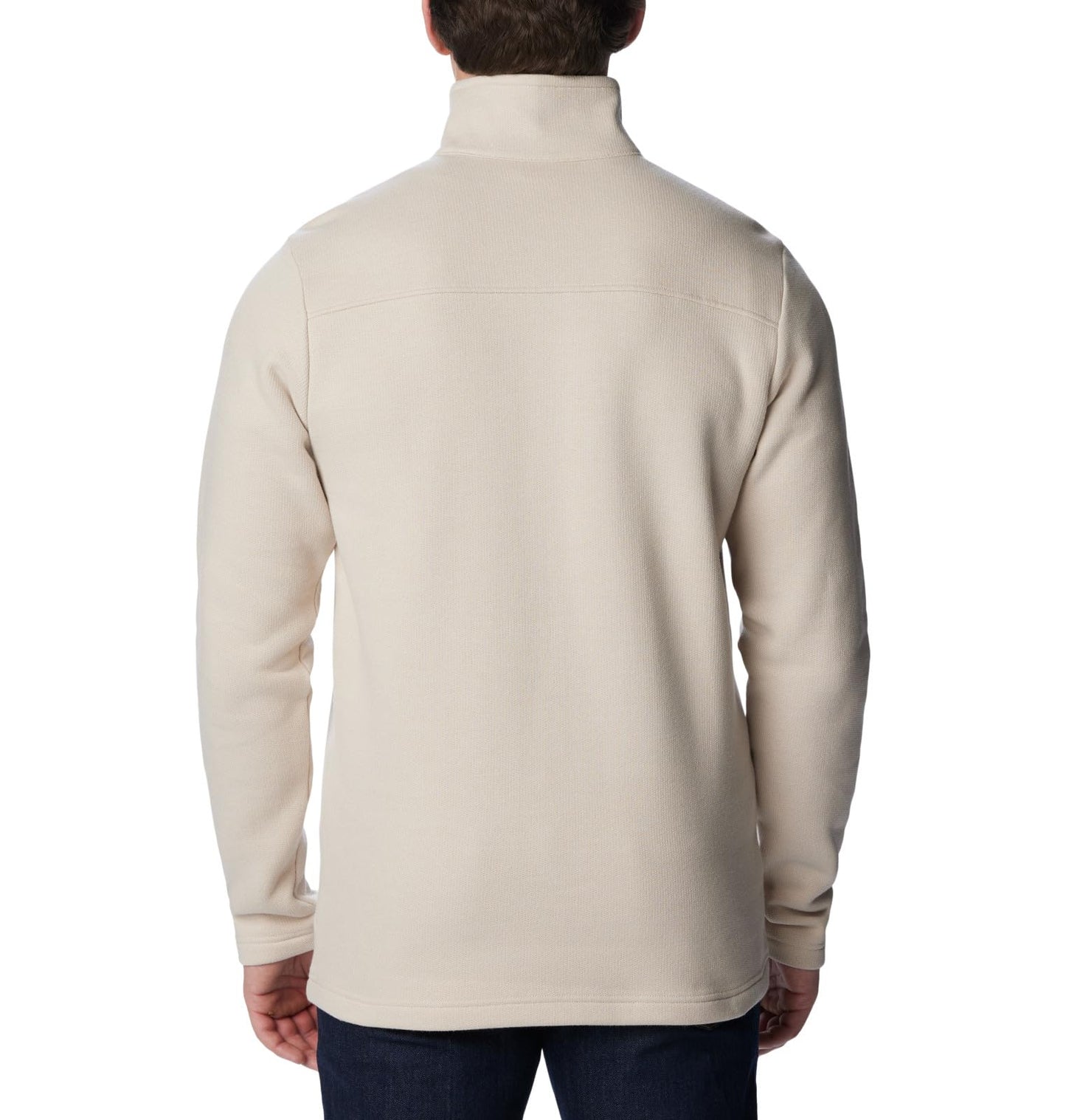 Columbia Men's Great Hart Mountain III Half Zip, Dark Stone Heather, Large Tall