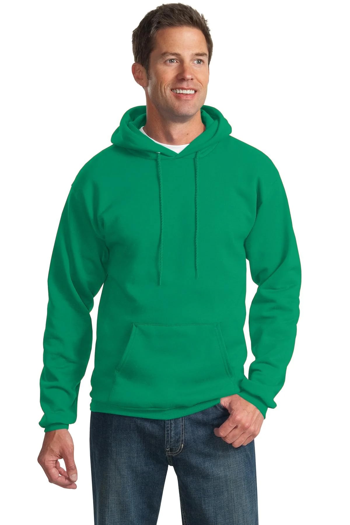 Port & Company Men's Tall Ultimate Pullover Hooded Sweatshirt LT Kelly