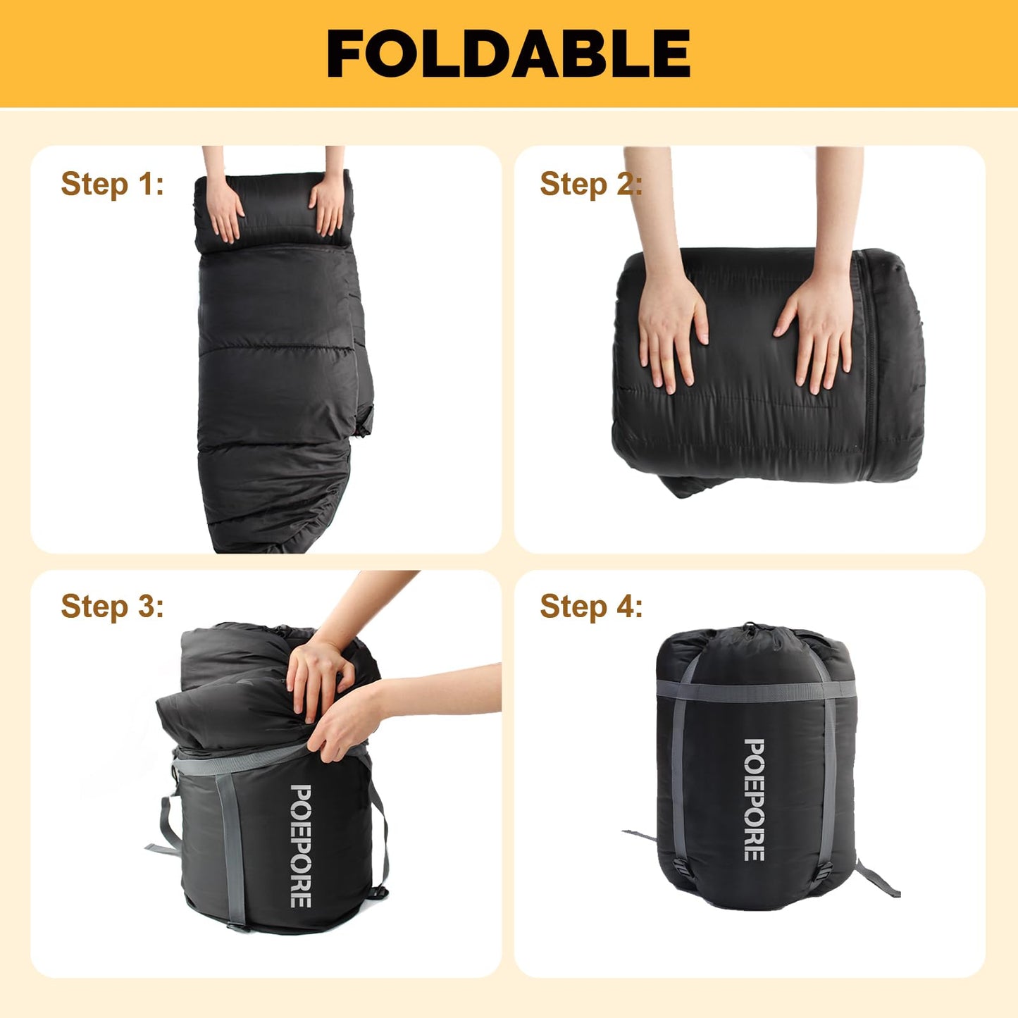 Extra Long (7'6") Flannel Sleeping Bag Cold Weather: 0 Degree