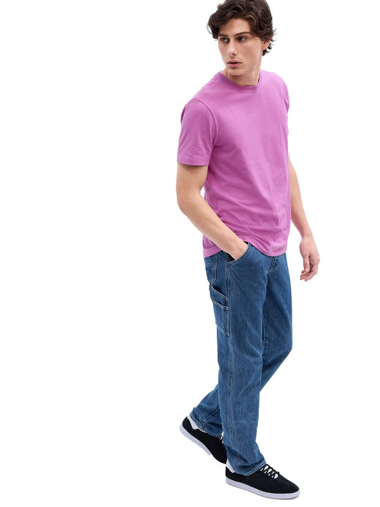 GAP Mens Original Straight Fit Jeans Medium Indigo White Water 38X36