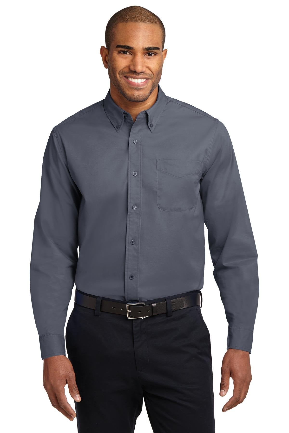 Port Authority Men's Tall Long Sleeve Easy Care Button-Down Shirt - XLT