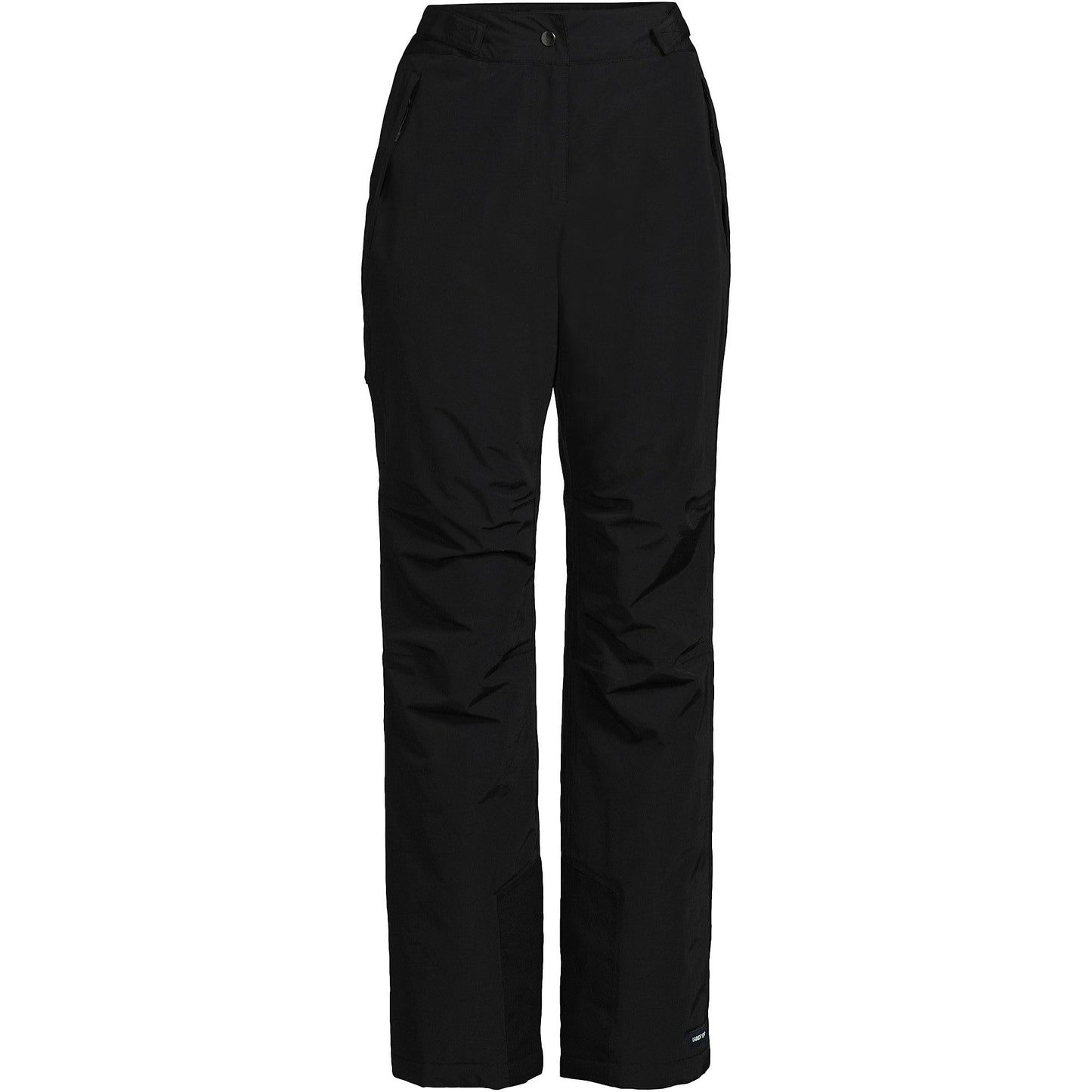 Lands' End Womens Squall Insulated Snow Pant Black Tall Large