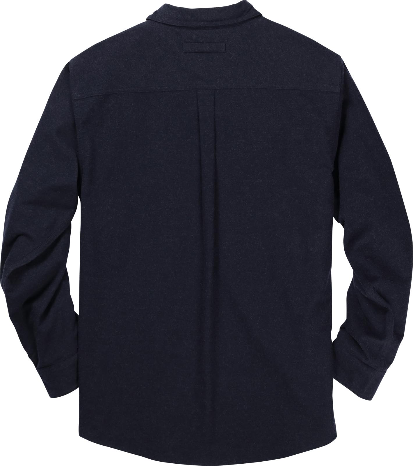 Legendary Whitetails Mens Flannel Shirt Long Sleeve Button Down Relaxed Fit, Navy Heather, 4XT