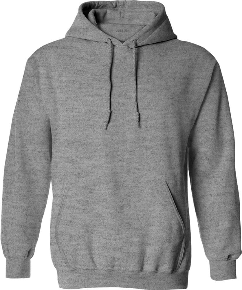 Joe's USA Big and Tall Hoodies for Men Pullover Hooded Sweatshirt-XLT-Athletic Heather