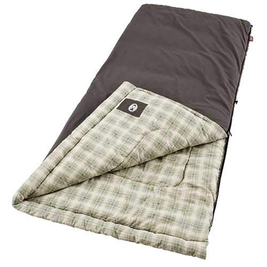 Coleman Heritage Extra Long (7') Flannel Sleeping Bag: 10º Rated