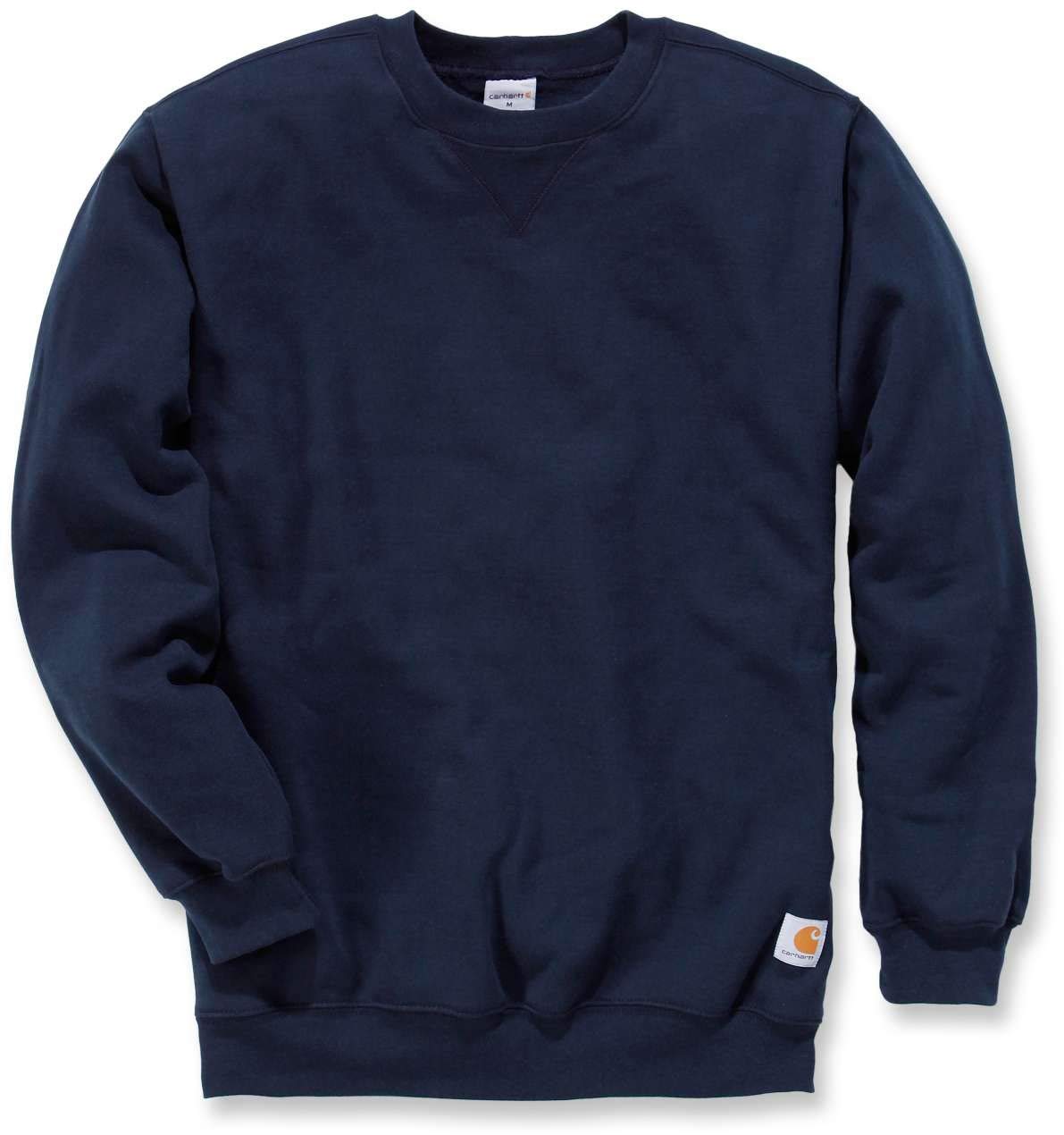 Carhartt mens Midweight Crewneck Sweatshirt (Big & Tall) work utility t shirts, New Navy, X-Large Big Tall US