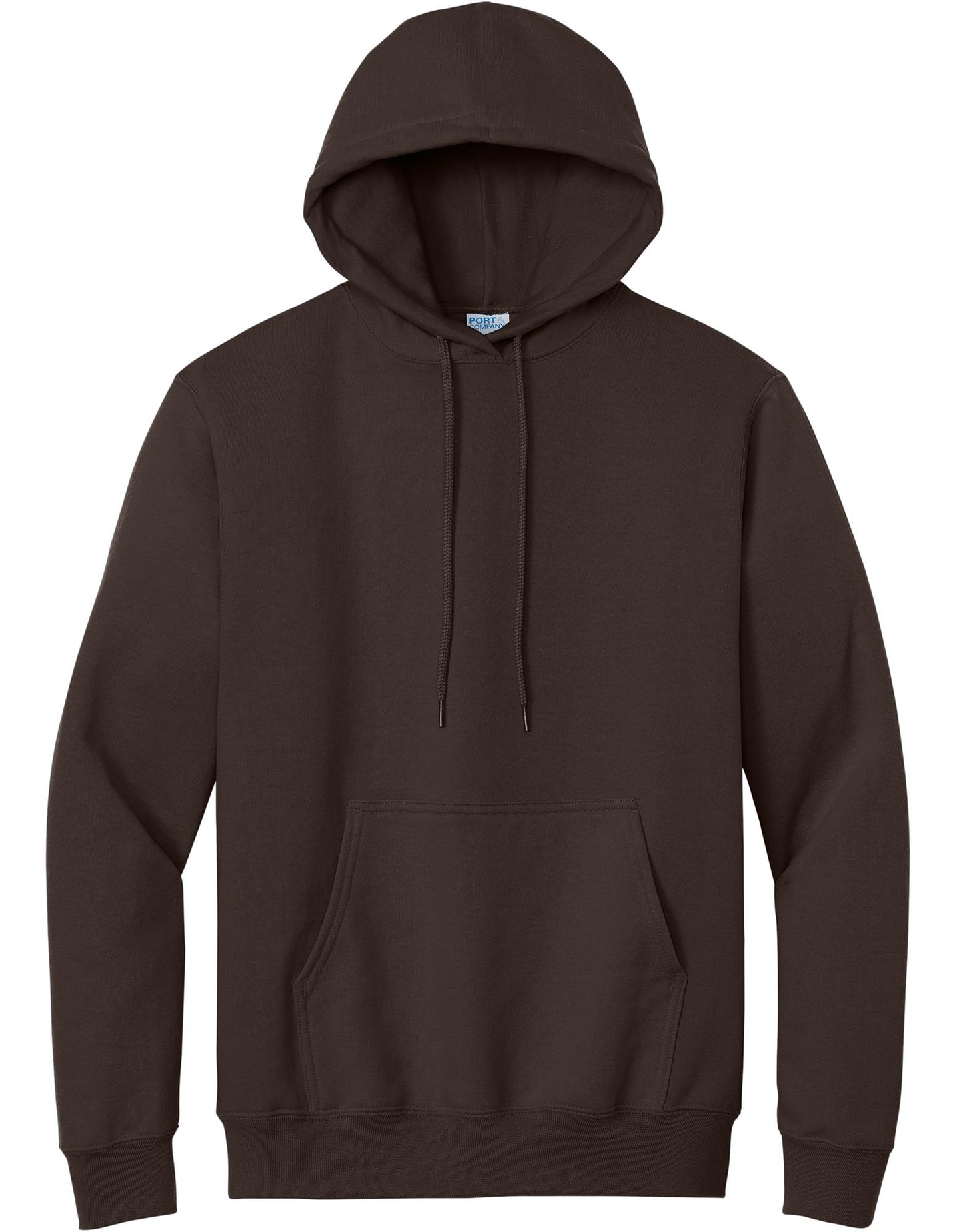 P&C Tall Essential Fleece Pullover Hooded Sweatshirt 4XLT Dark Chocolate Brown