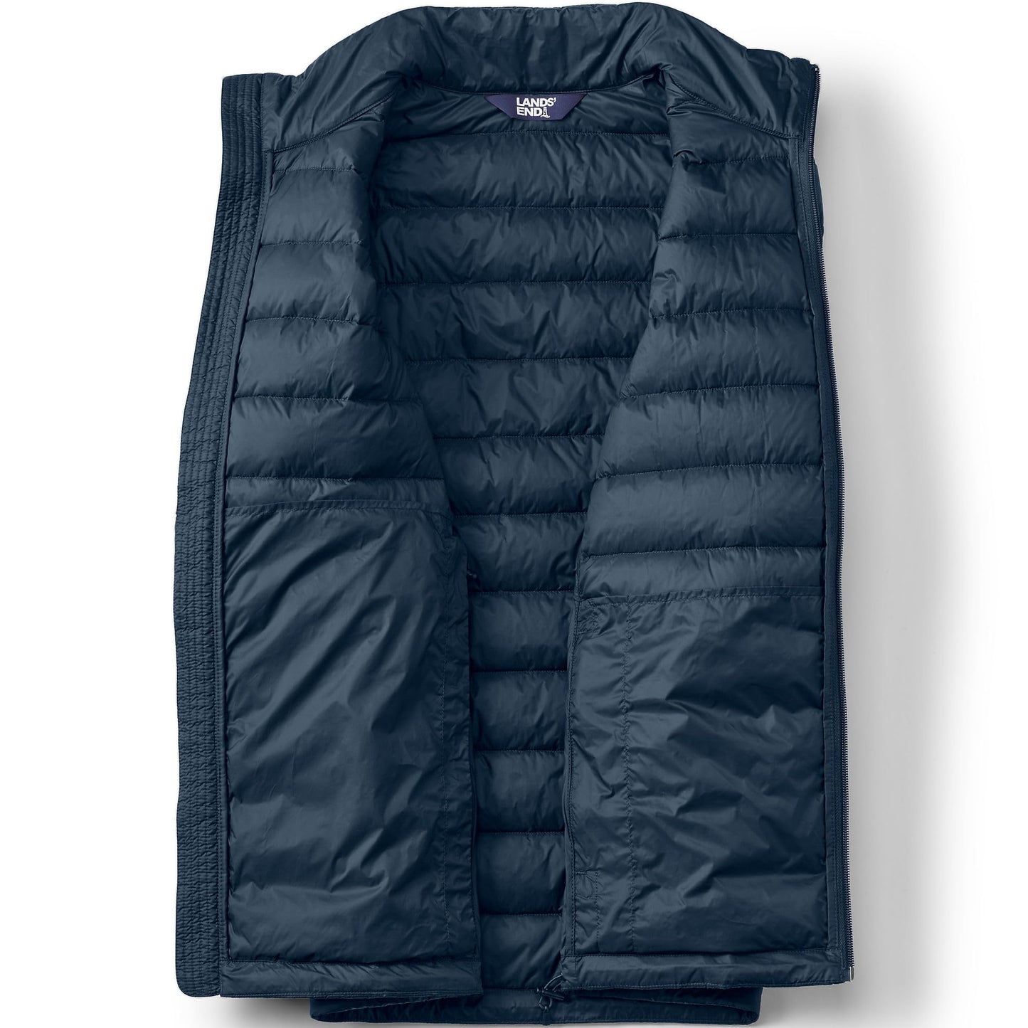 Lands' End Mens Wanderweight Down Jacket Radiant Navy Tall X-Large