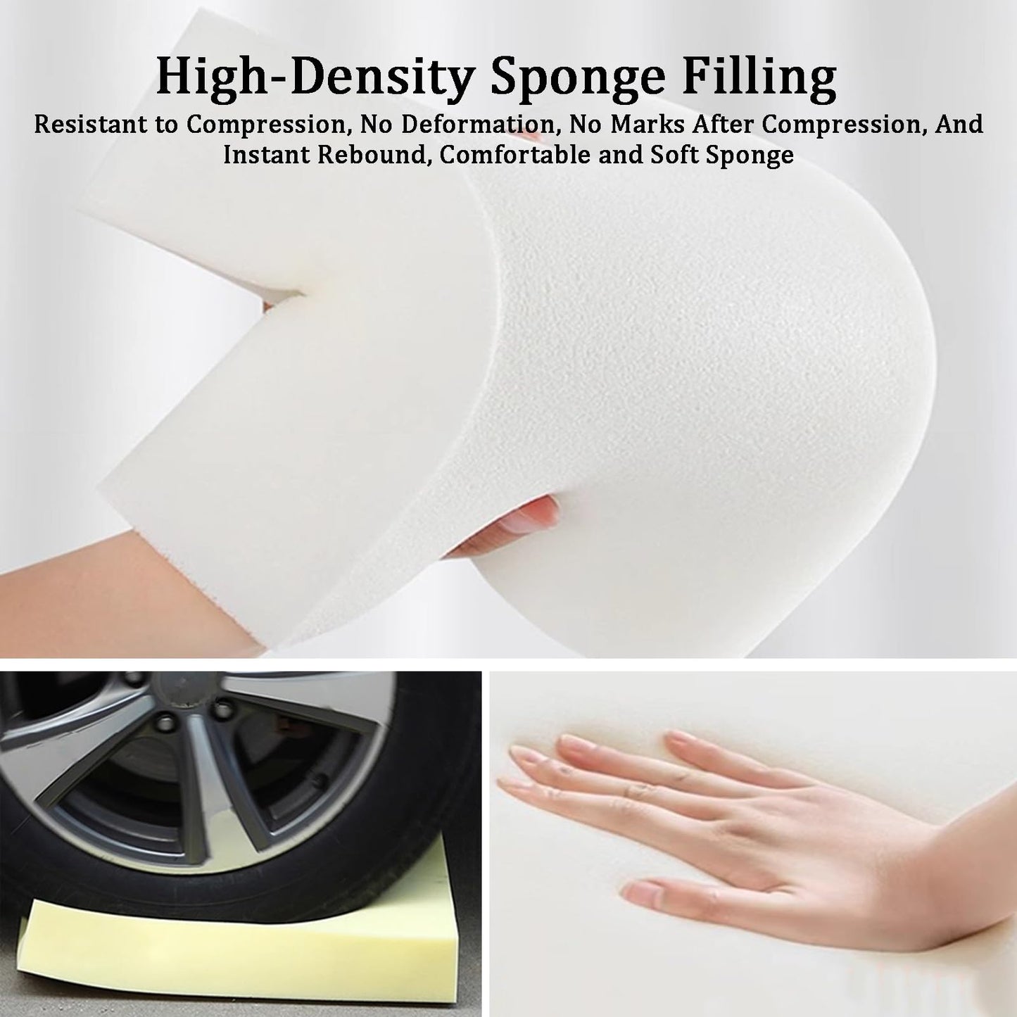 Customized Size Bed Gap Filler, Mattress Extender Bolster Headboard Pillow Cushion with Removable Cover for King Headboard Bed, Mattress Extension Filler