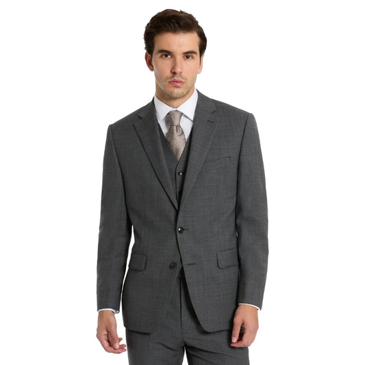 Michael Kors Grey Sharkskin Classic Sport Coats|Grey, 44X