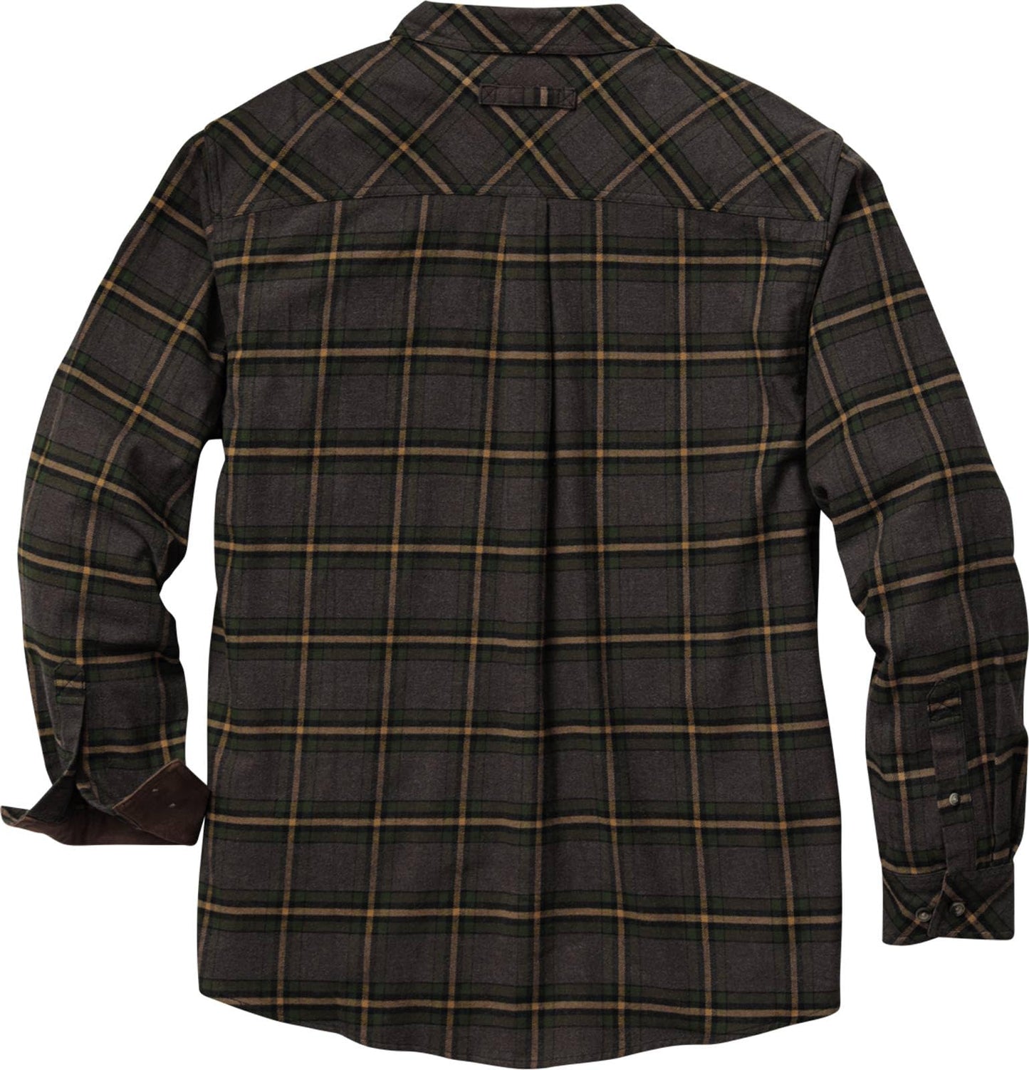 Legendary Whitetails Mens Flannel Shirt Long Sleeve Button Down Relaxed Fit, Seed to Harvest Plaid, XLT