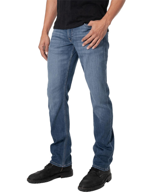 True Classic Mens Jeans – Stretch Jeans for Men, Straight Fit Men’s Stretch Jean, Straight Leg, High-Stretch - Medium Indigo, 38W X 36L
