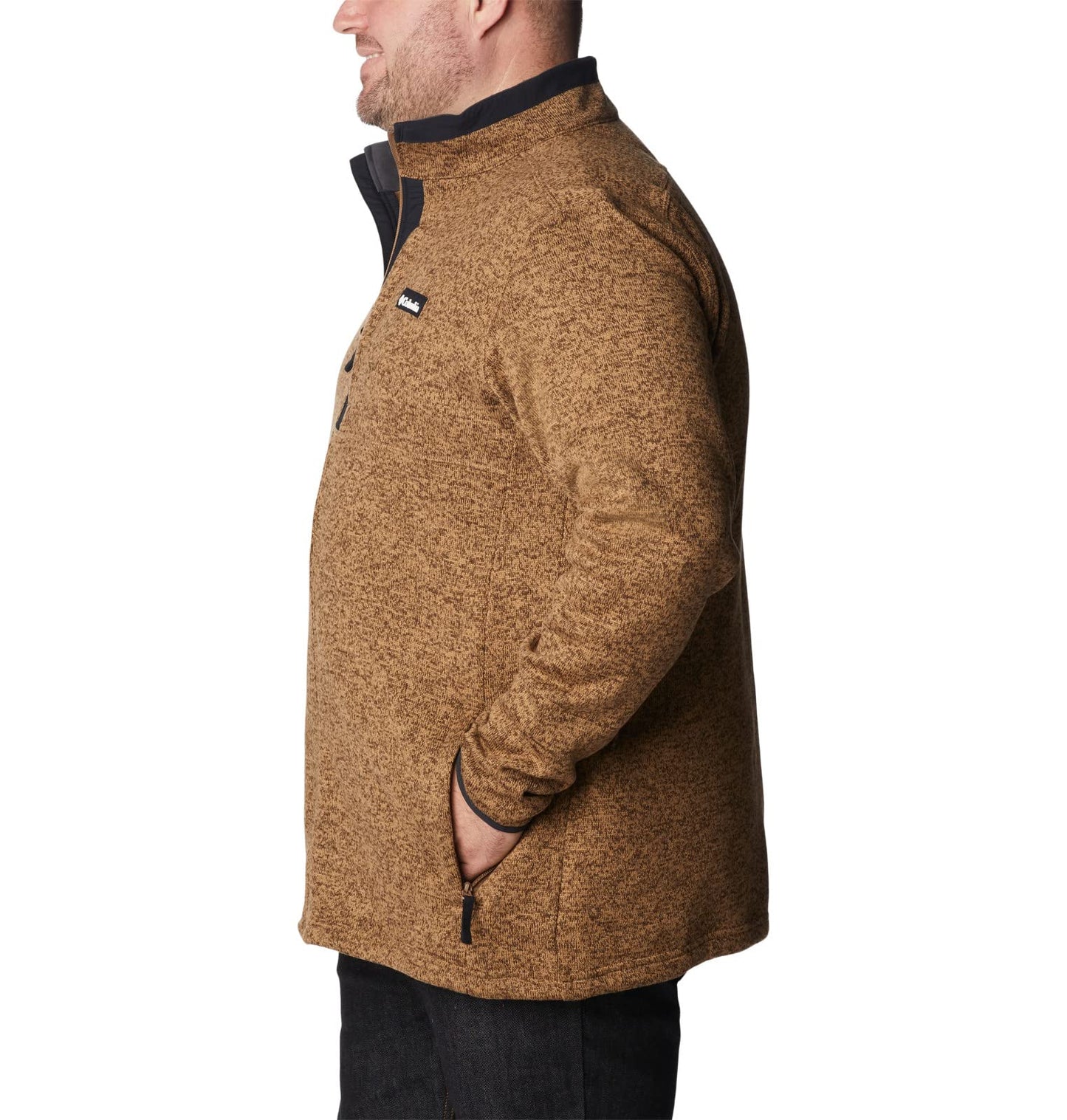 Columbia Men's Sweater Weather Full Zip, Delta Heather, X-Large Tall
