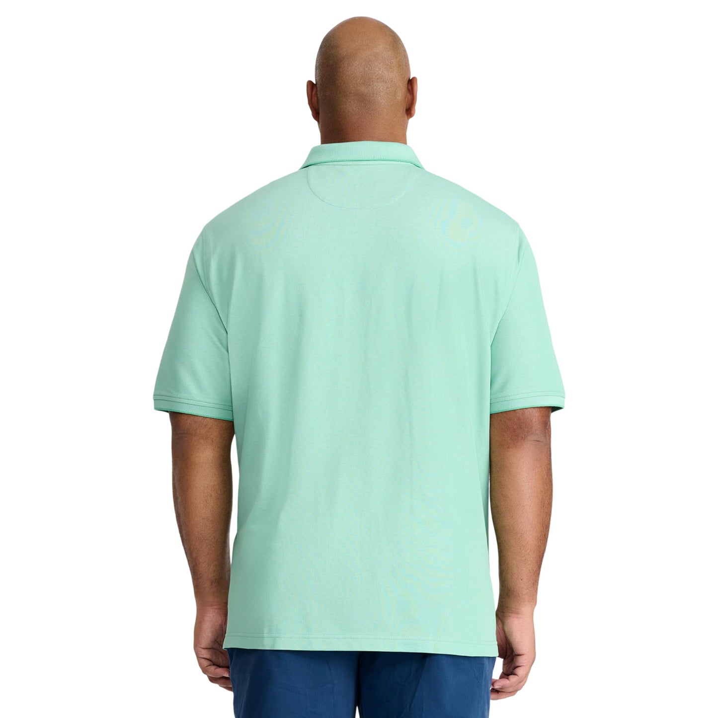 IZOD Men's Big Advantage Performance Short Sleeve Polo Shirt, Green Spruce, Large Tall