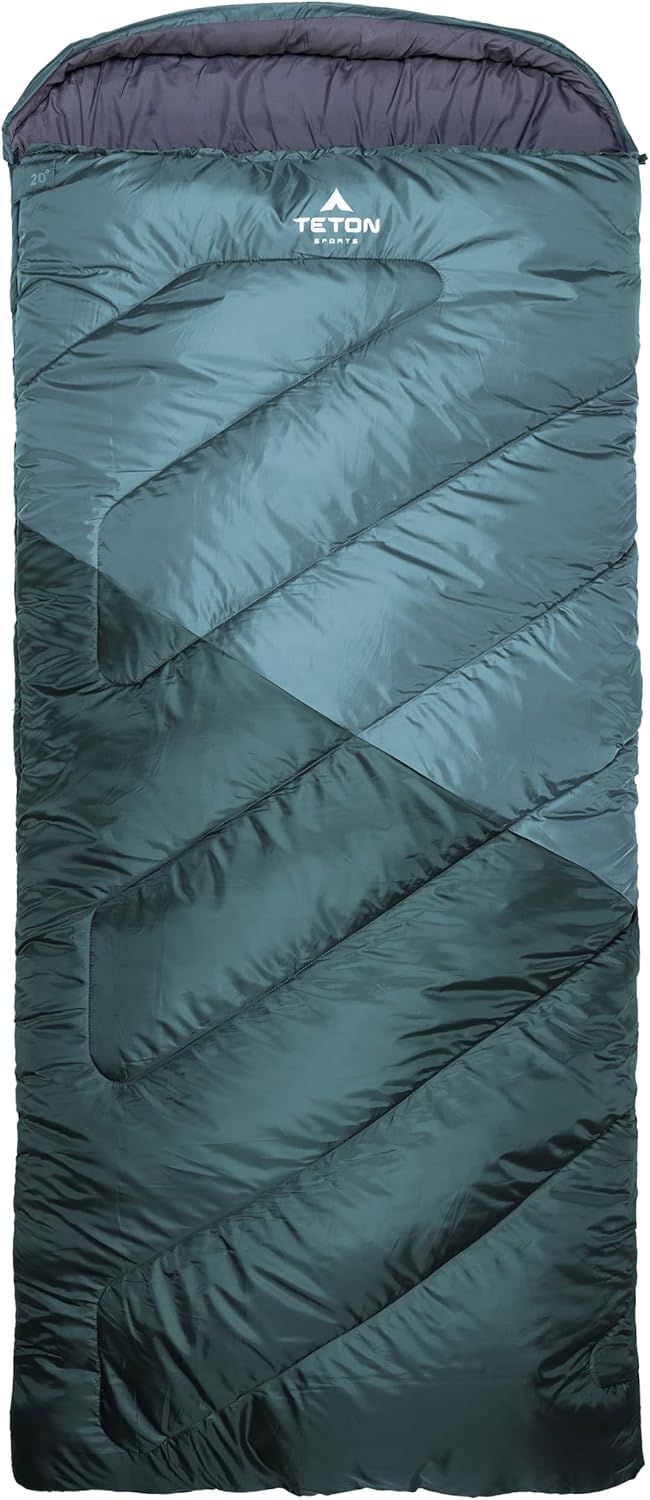 XXL Long Sleeping Bag (7'6"), Teton Fahrenheit: +20ºF rated