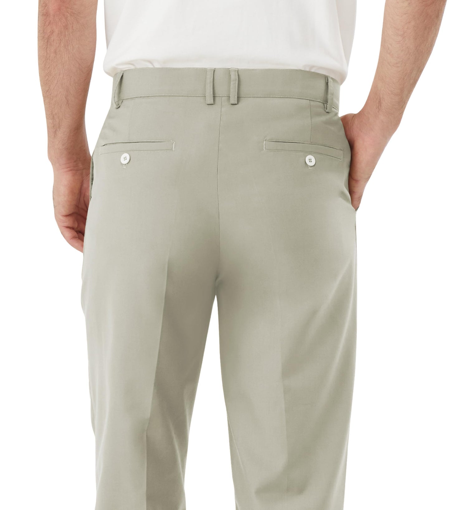 Men's Tall Classic Fit Flex Flat Front Dress Pants Formal Pants for Business & Office Oatmeal