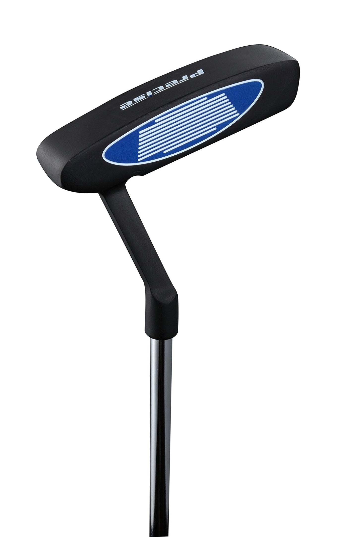 Precise S7 Tall Men’s (6'1" to 6'4") Right Handed Complete Golf Club Set Include 460cc Driver, 3 Wood, 5 Wood, 24* Hybrid, 5-9 PW Irons, Sand Wedge, Putter, Deluxe Stand Bag & 4 Headcovers, Black/Blue