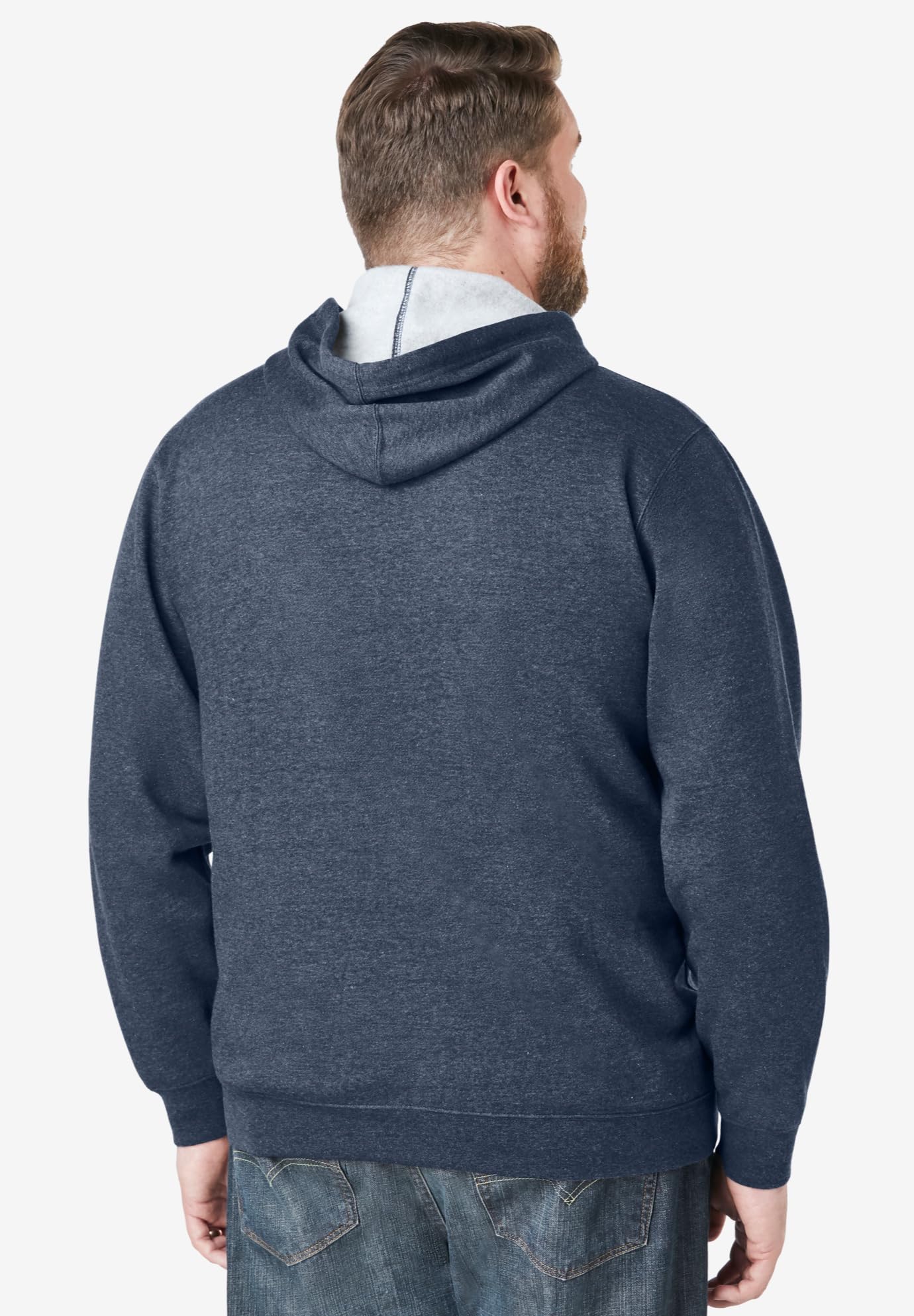 KingSize Men's Big & Tall Fleece Pullover Hoodie - XL, Digital Camo