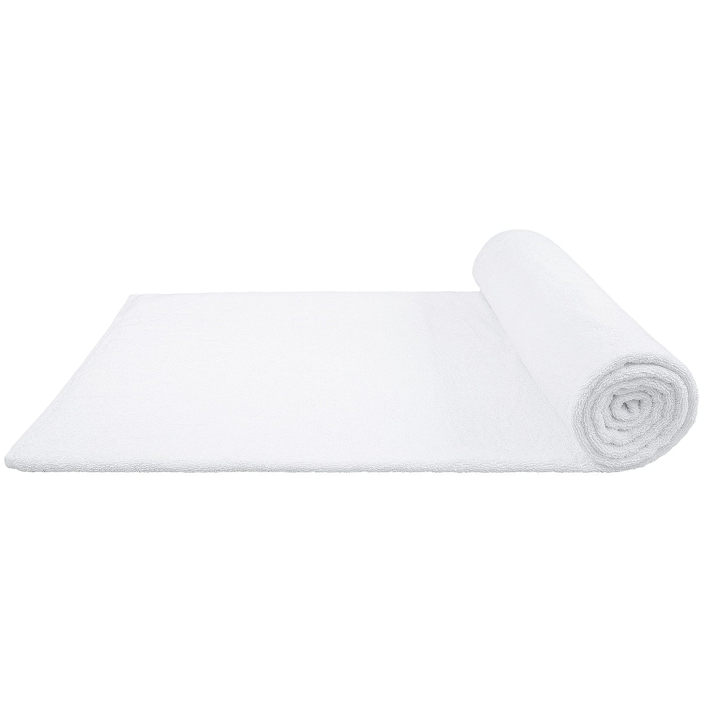 Cotton Paradise 100% Cotton 40x80 Oversized Bath Sheet, Extra Large Turkish Bath Towels for Bathroom, White Bathsheet
