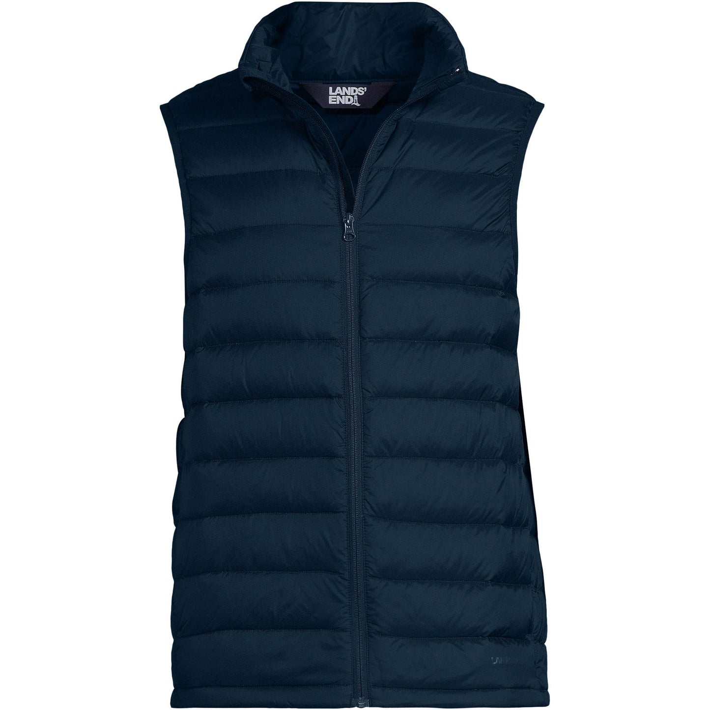 Lands' End Mens Wanderweight Down Vest Radiant Navy Tall X-Large