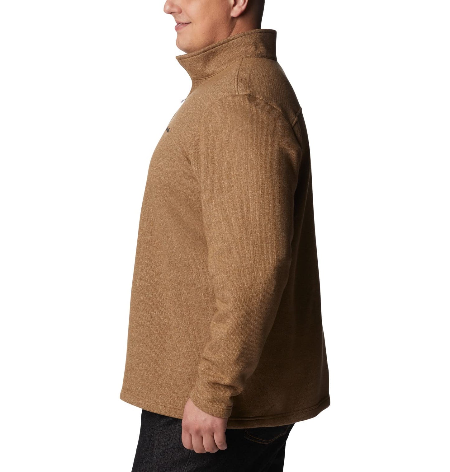 Columbia Men's Big-Tall Great Hart Mountain™ III Big & Tall Half Zip Sweater, -delta heather, XLT