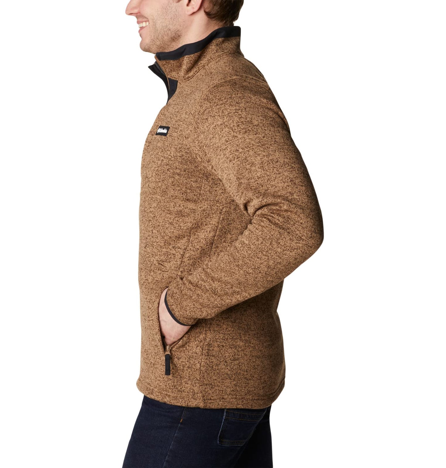 Columbia Men's Sweater Weather Full Zip, Delta Heather, X-Large Tall