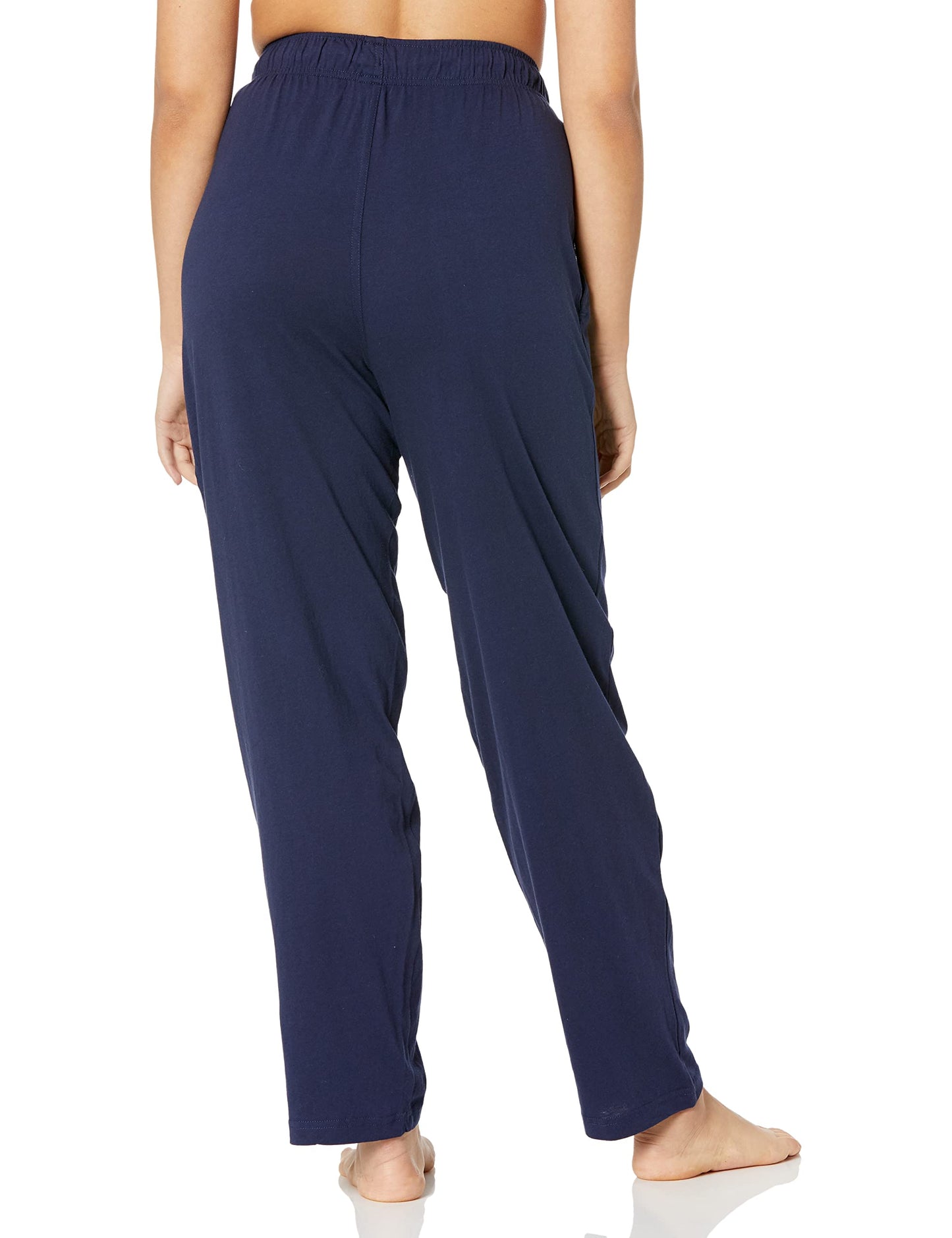 Fruit of the Loom Men's Extended Sizes Jersey Knit Sleep Pant (1-Pack), Navy, Large Tall