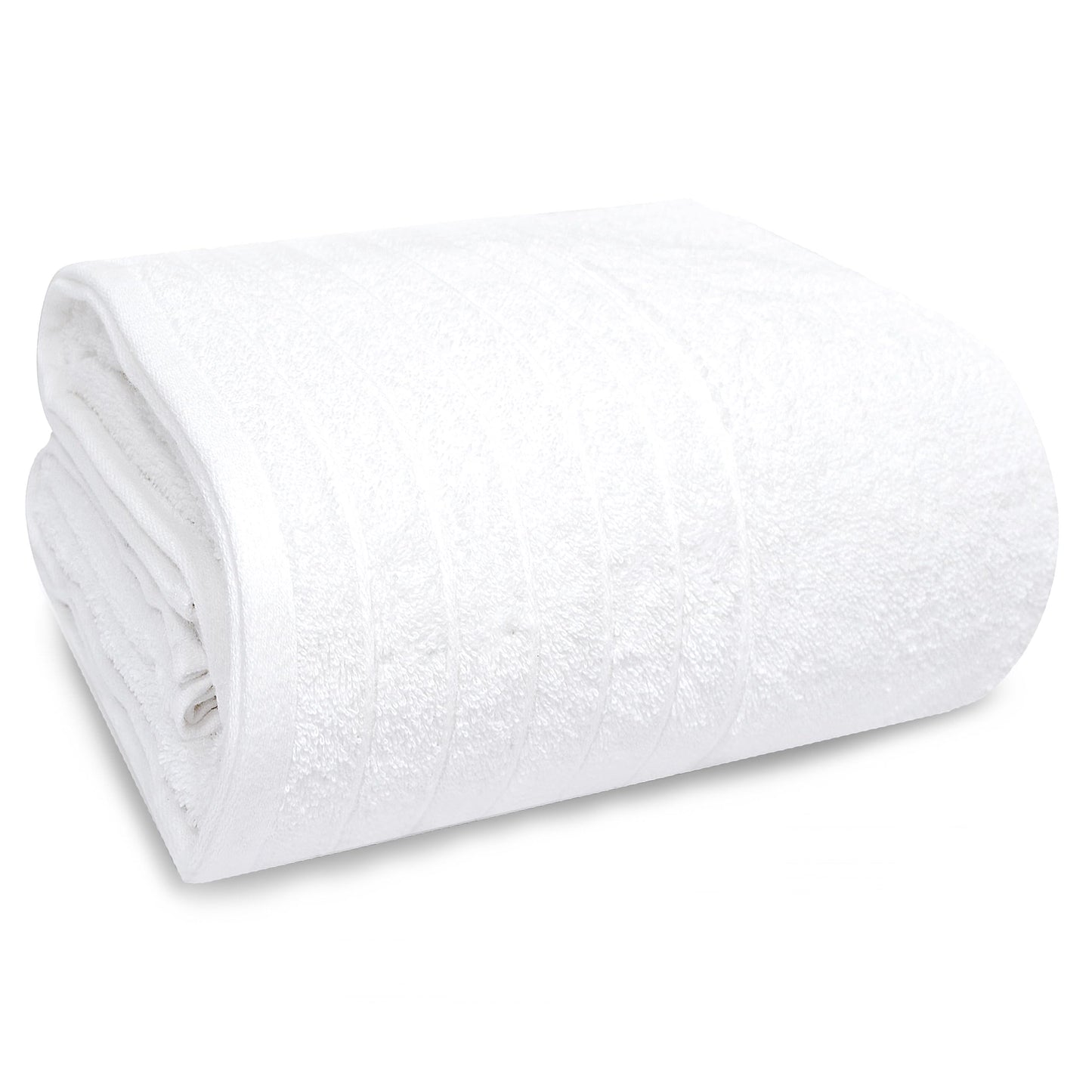 Tens Towels Pack of 1 Jumbo Bath Sheet 40 x 80 Inches, Extra Large & Light Weight, Quicker to Dry, 100% Cotton, Super Soft & Absorbent, Perfect to Wrap Yourself in, White