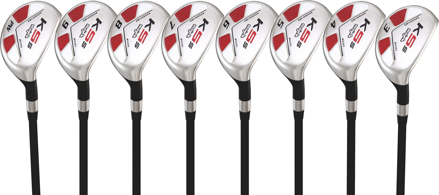 Big Tall Golf Hybrids All True Hybrid XL Majek +2" Longer Than Standard Length (Plus 2 Inches Longer) Complete Full Set Includes: XXL #3 4 5 6 7 8 9 PW Senior Flex Right Handed Extra Long Utility Club