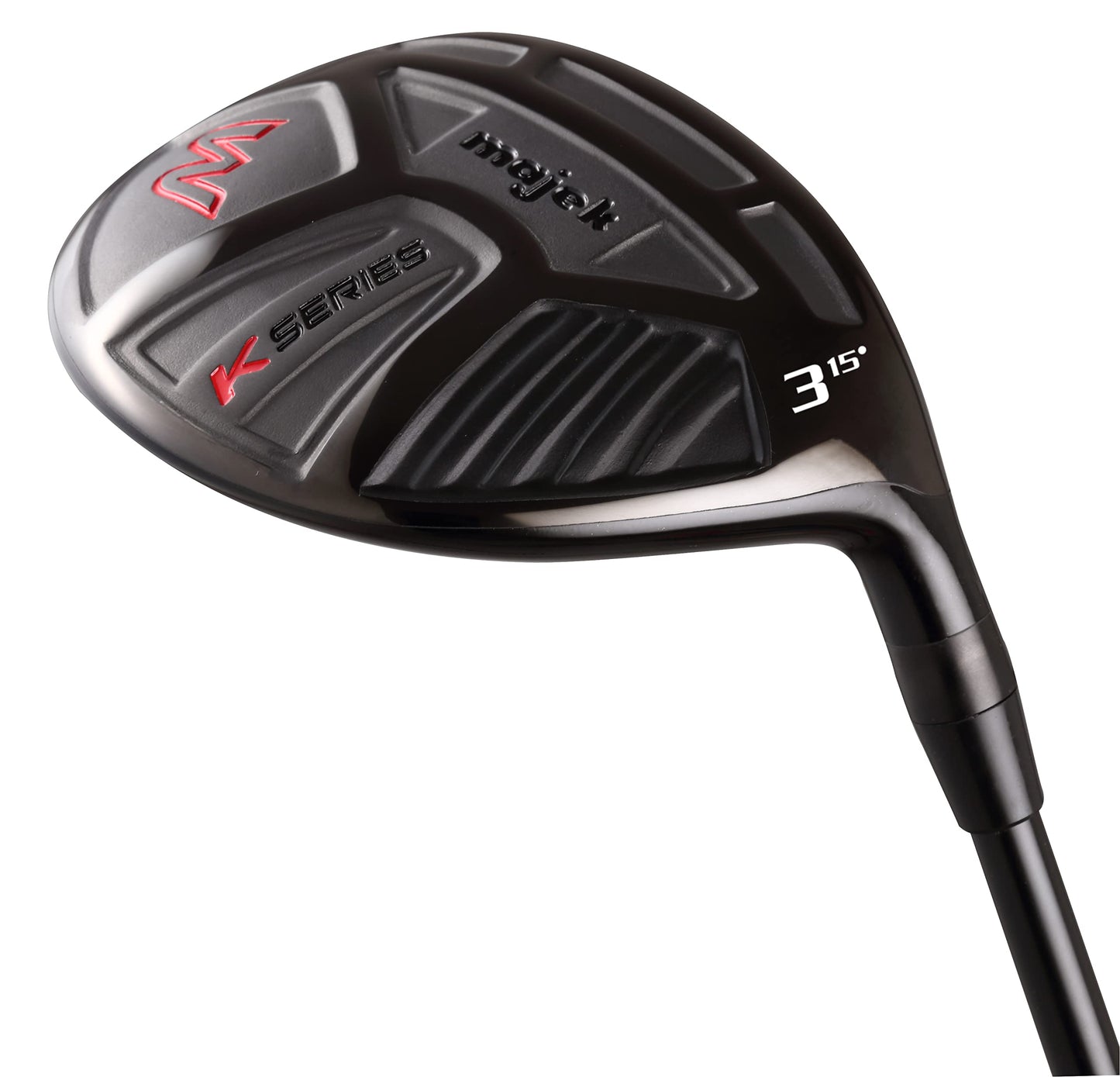 XL Big & Tall Men's (+2" Longer Than Standard Length) Majek K-Series High Launch 460cc 12.5° Driver and 3 5 Fairway Wood Set Golf Clubs, Right Handed Ultra Forgiving Regular Flex Graphite Shaft