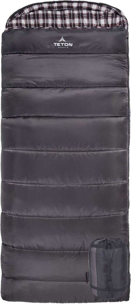 XXL Long Sleeping Bag (7'6"), Teton Fahrenheit: +20ºF rated