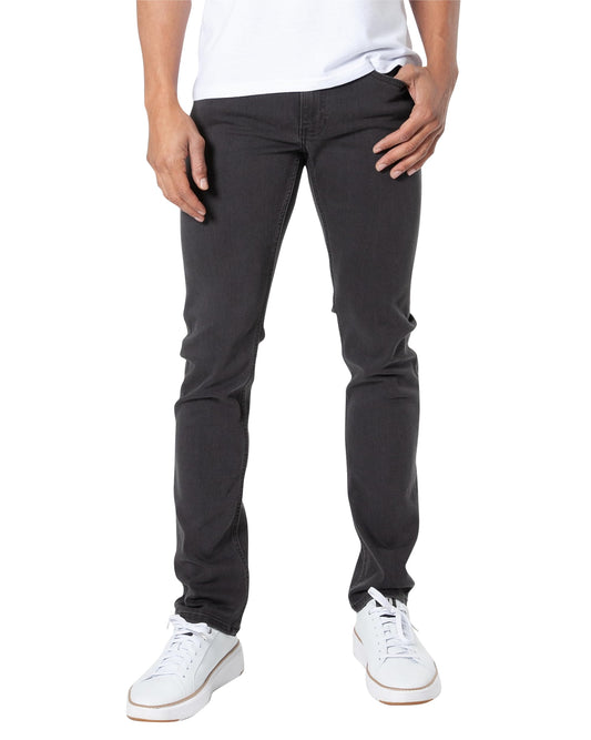 True Classic Mens Jeans – Stretch Jeans for Men, Slim Fit Men’s Stretch Jean - Tapered Skinny Fit, High-Stretch - Gray, 38W X 36L
