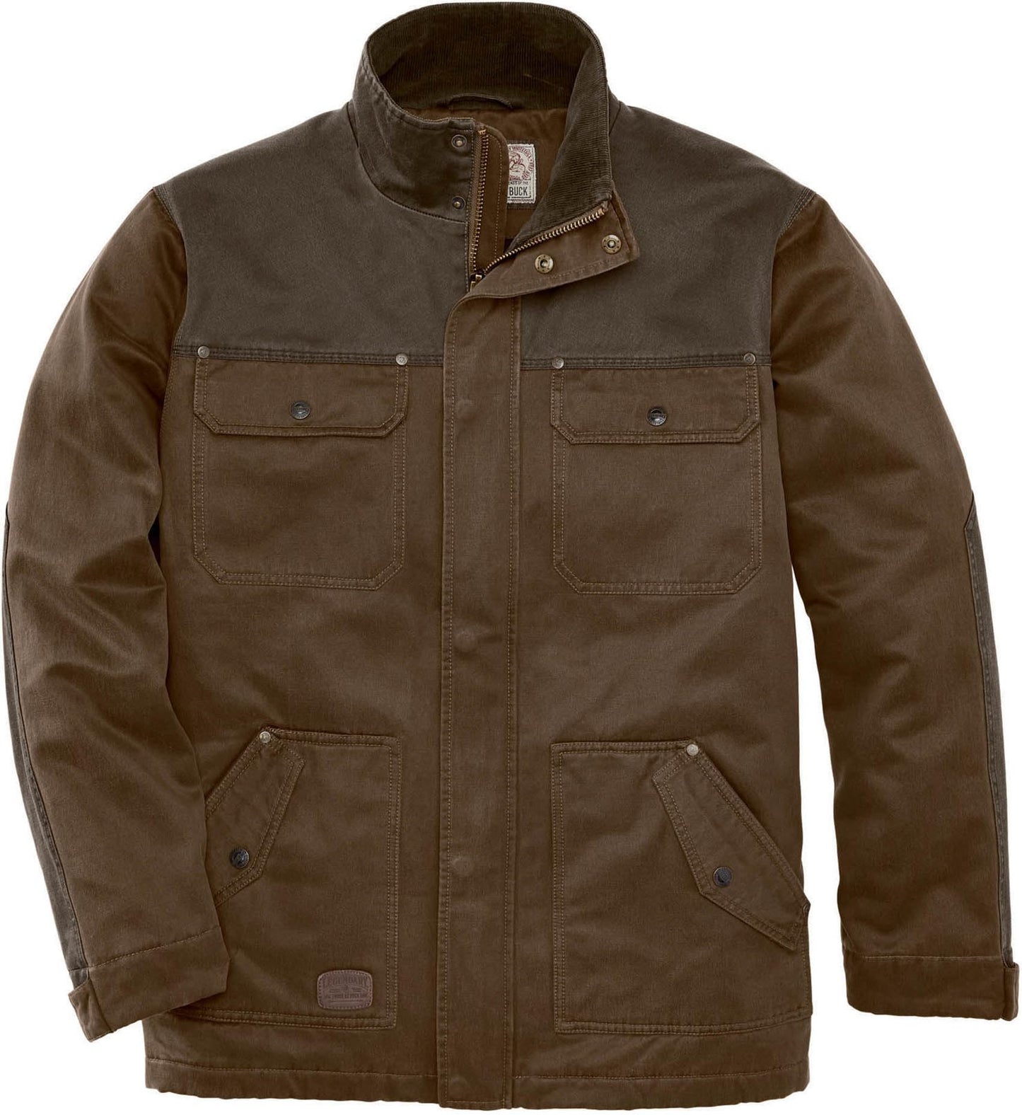 Legendary Whitetails Men's Big Barn Chore Coat Vintage Work Jacket Waxed Cotton Water Resistant, Rawhide, 3X-Large Tall