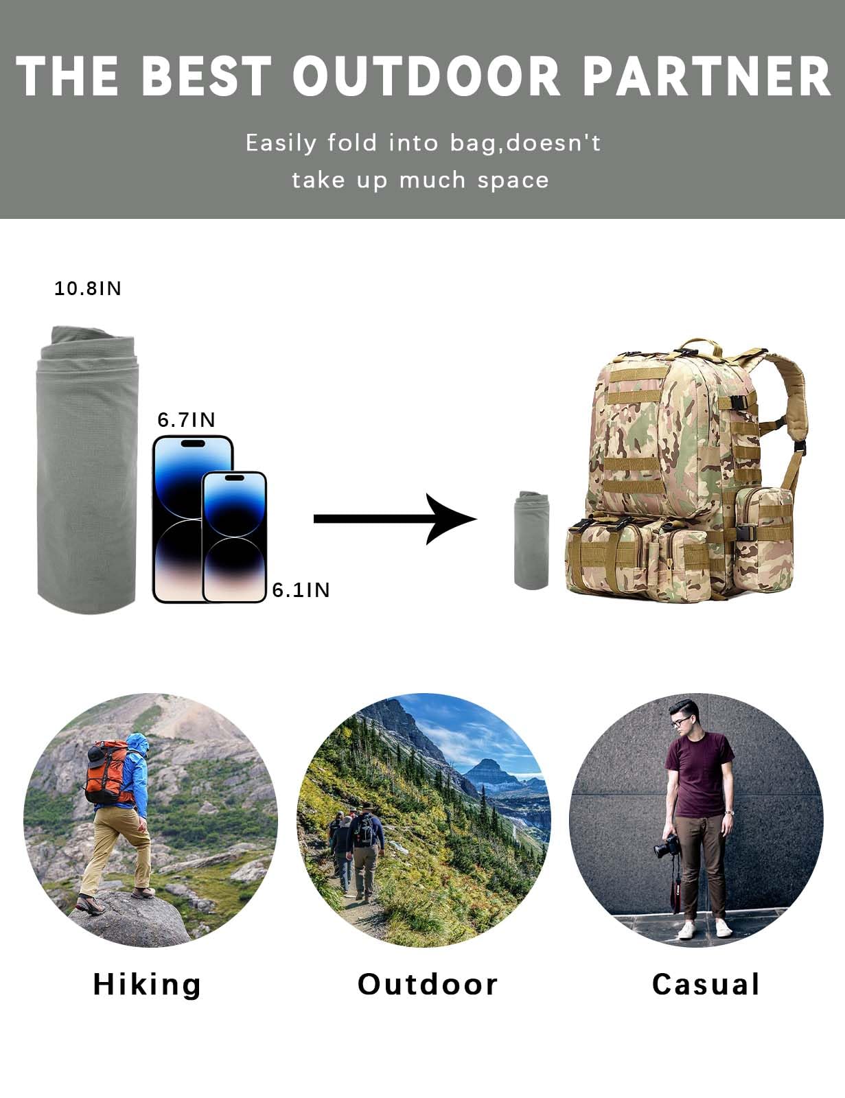 SEVEGO 30"/32"/34"/36" Inseam Men's Tall Hiking Pants Quick Dry Outdoor Waterproof Fishing Cargo Pants with Belt 5 Pockets 38" Light Green M